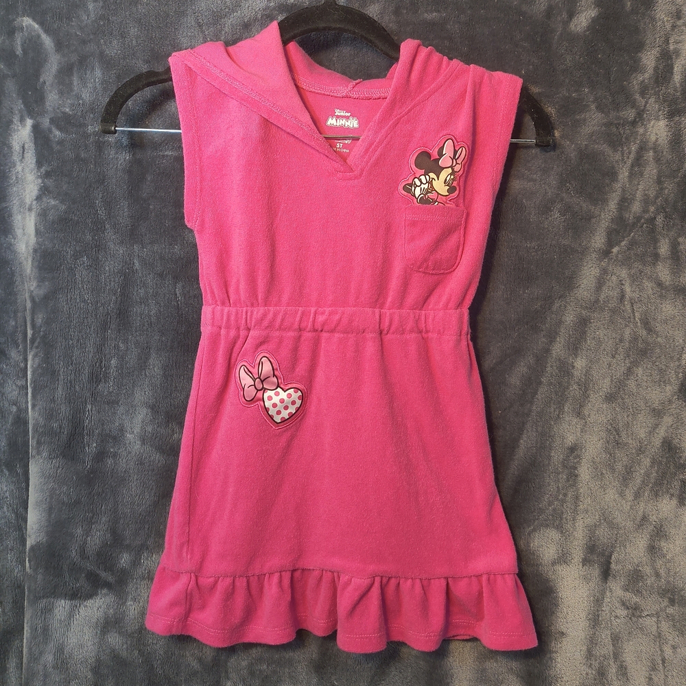Disney Minnie Mouse Fuchsia Kids Dress 5T